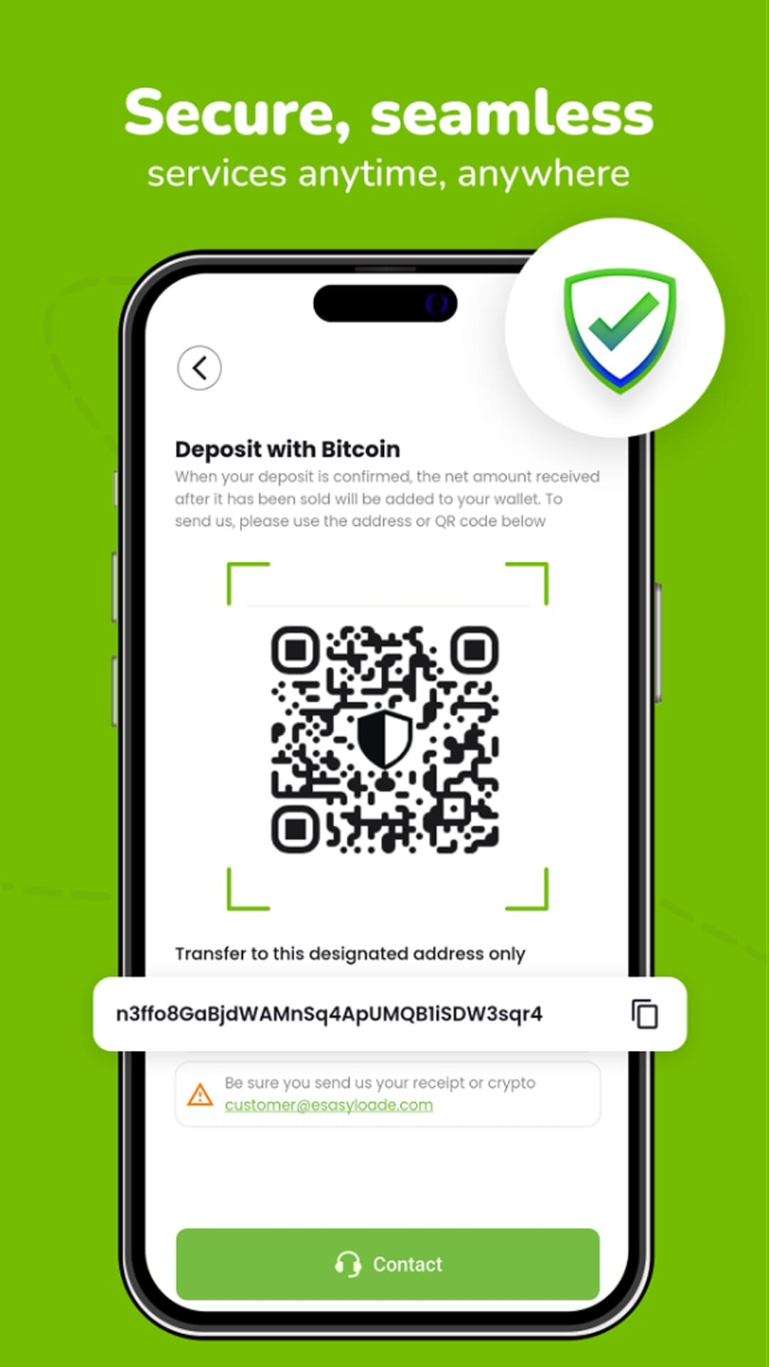 EasyLoad QR Payments – Instant, Secure, and Crypto-Friendly Transfers